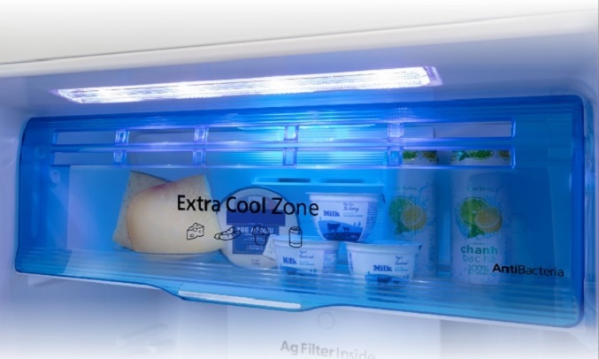 Tủ lạnh Panasonic Inverter 326 lít NR-TL351GPKV - ngăn Extra Cool Zone