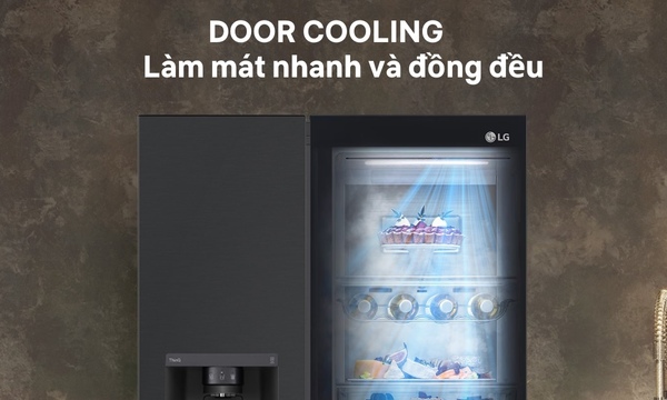 Tủ lạnh LG Inverter 635 lít GR-G257BL công nghệ DoorCooling™