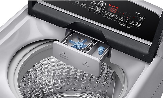 Máy giặt Samsung Inverter 9 kg WA90T5260BY/SV - Bảng điều khiển tiếng Việt