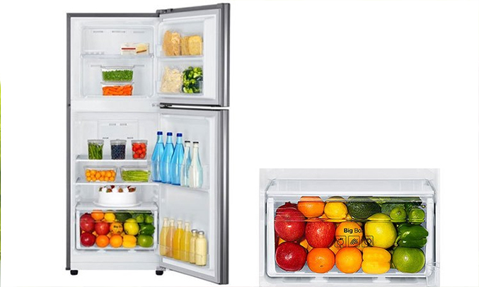 Tủ lạnh Samsung 208 lít RT19M300BGS/SV khay kệ linh hoạt