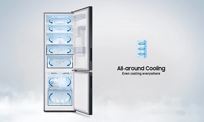 Tủ lạnh Samsung Inverter 280 lít RB27N4010S8 công nghệ làm lạnh vòm