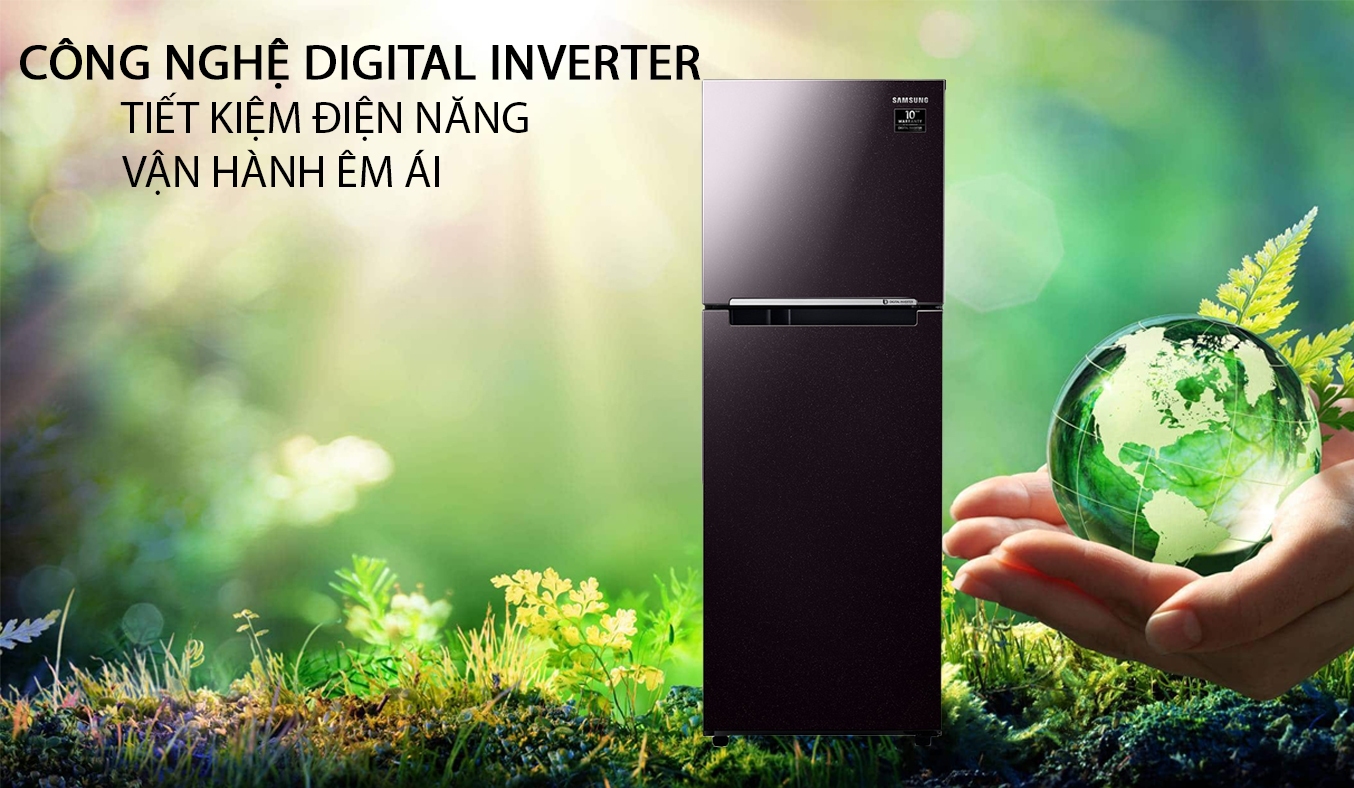 Tủ lạnh Samsung Inverter 208 lít RT20HAR8DBU - Công nghệ Digital Inverter tiết kiệm điện hiệu quả