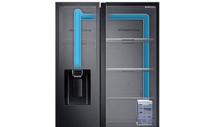 Tủ lạnh Samsung Inverter 660 lít RS64R5301B4 Nước lạnh giải khát với Non-plumb Dispenser