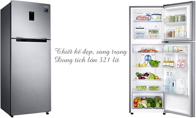 Tủ lạnh Samsung RT32K5532S8 321 lít thiết kế đẹp
