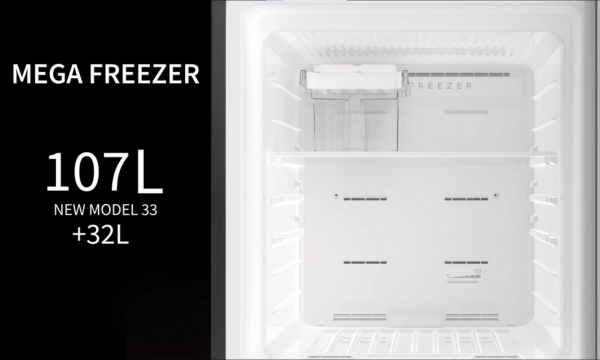 Tủ lạnh Sharp Inverter 360 lít SJ-XP382AE-SL - Ngăn đông dung tích lớn 107L