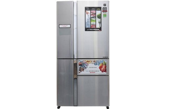 Tủ lạnh Sharp 660 lít SJ-F5X76VM-SL chính hãng, giá tốt tại nguyenkim.com
