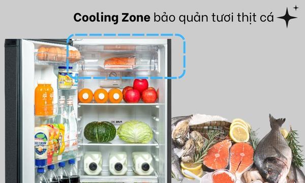 Tủ lạnh Toshiba Inverter 233 lít GR-RT303WE-PMV(52) - Ngăn đông mềm cooling zone