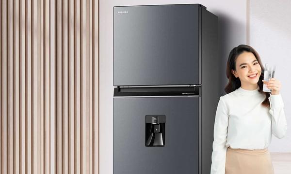 Tủ lạnh Toshiba Inverter 409 lít GR-RT535WEA-PMV(06)-MG Ngăn lấy nước ngoài