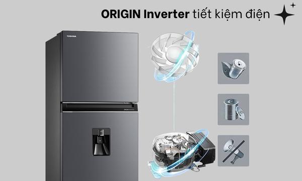 Tủ lạnh Toshiba Inverter 409 lít GR-RT535WEA-PMV(06)-MG - Công nghệ Origin Inveter tiết kiệm điện