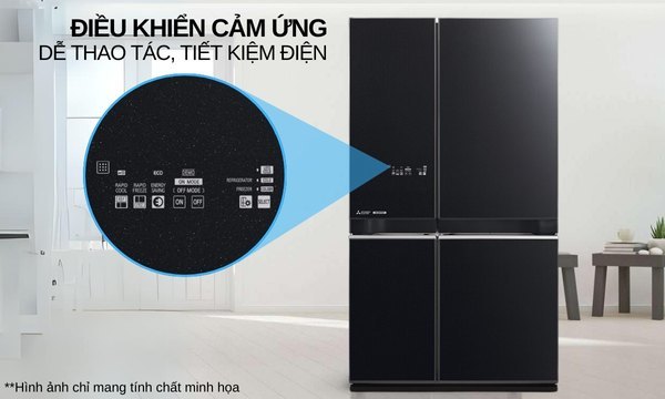 Tủ lạnh Mitsubishi Electric Inverter 635 lít MR-LA78ER-GBK-V