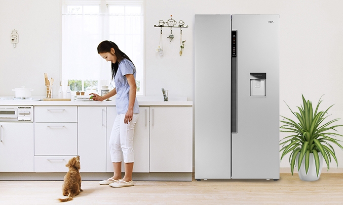 Tủ lạnh Aqua Inverter 510 lít AQR-I565AS (SW) thiết kế hoàn hảo