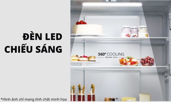 Tủ lạnh Aqua Inverter 469 lít AQR-M536XA(WGB)