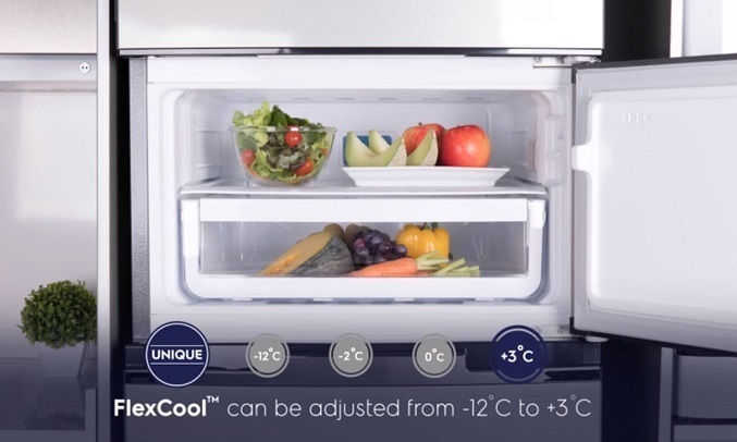 Tủ lạnh Electrolux Inverter 340 lít EME3700H-A - Ngăn đa năng điều chỉnh nhiệt độ linh hoạt