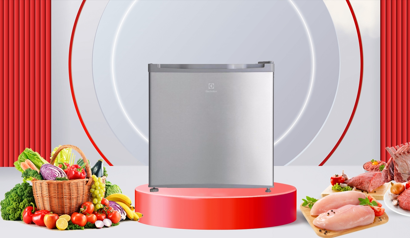 Tủ lạnh Electrolux 45 lít EUM0500SB thiết kế nhỏ gọn, hiện đại