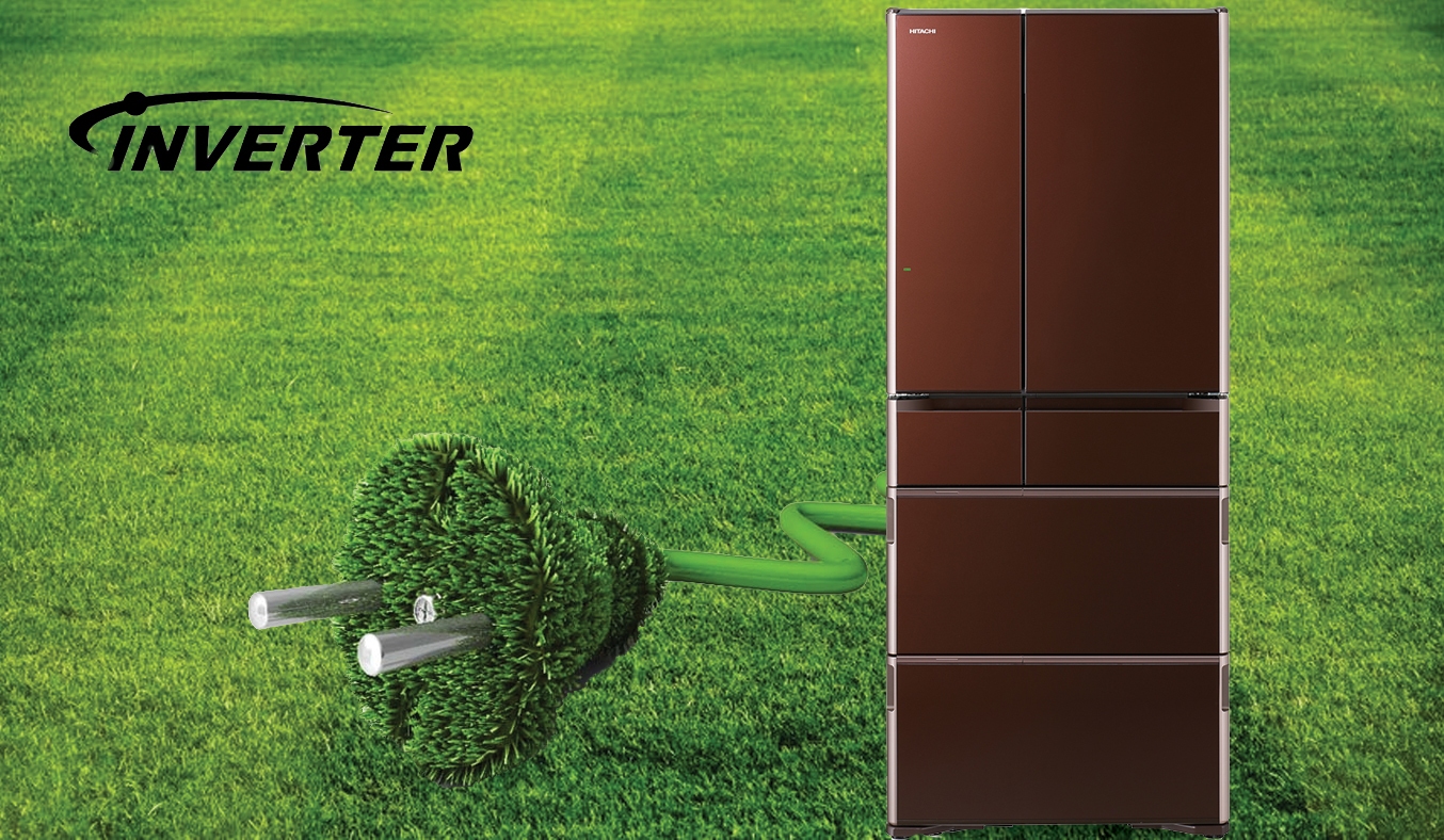 Tủ lạnh Hitachi 589 lít R-G570GV (XT) Công nghệ Inverter hiện đại