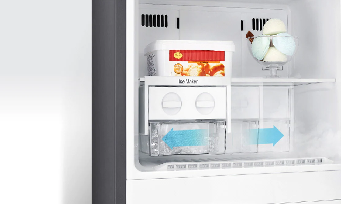 Tủ lạnh LG Inverter 255 lít GN-D255PS - Ngăn đá di chuyển