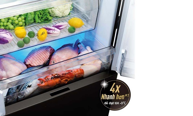 Tủ lạnh Panasonic Inverter 255 lít NR-BV280GKVN - ngăn đông mềm Prime Fresh