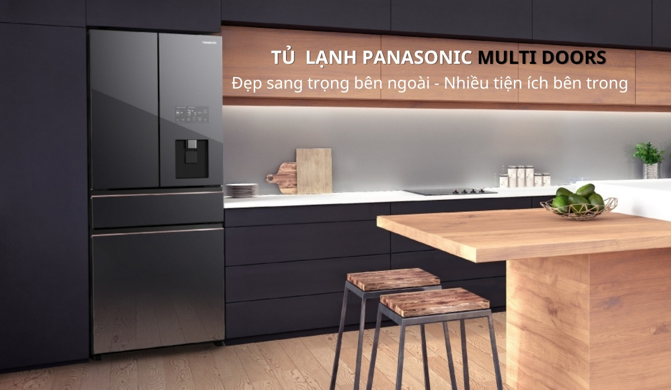 Tủ lạnh Panasonic Inverter 540 lít NR-YW590YMMV