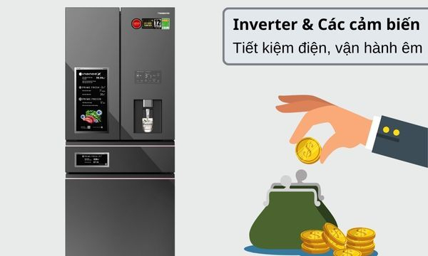 tủ lạnh Panasonic Inverter 540 lít NR-YW590YMMV