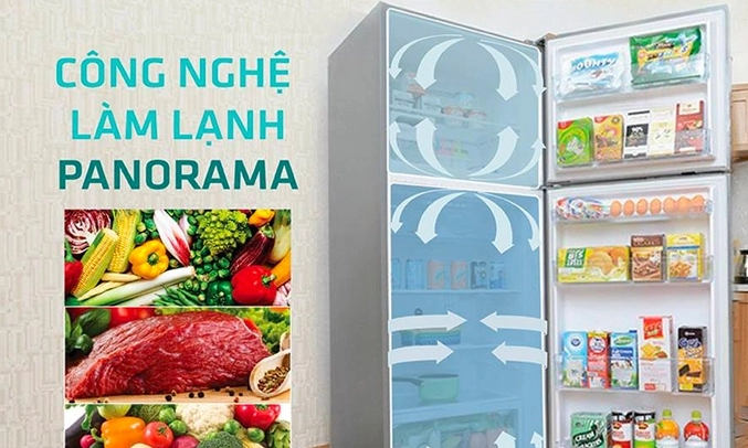 Tủ lạnh Panasonic Inverter 326 lít NR-BL351WKVN -