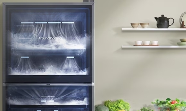 Tủ lạnh Samsung Inverter 236 lít RT22M4040DX/SV - Hệ thống làm lạnh vòm All around Cooling
