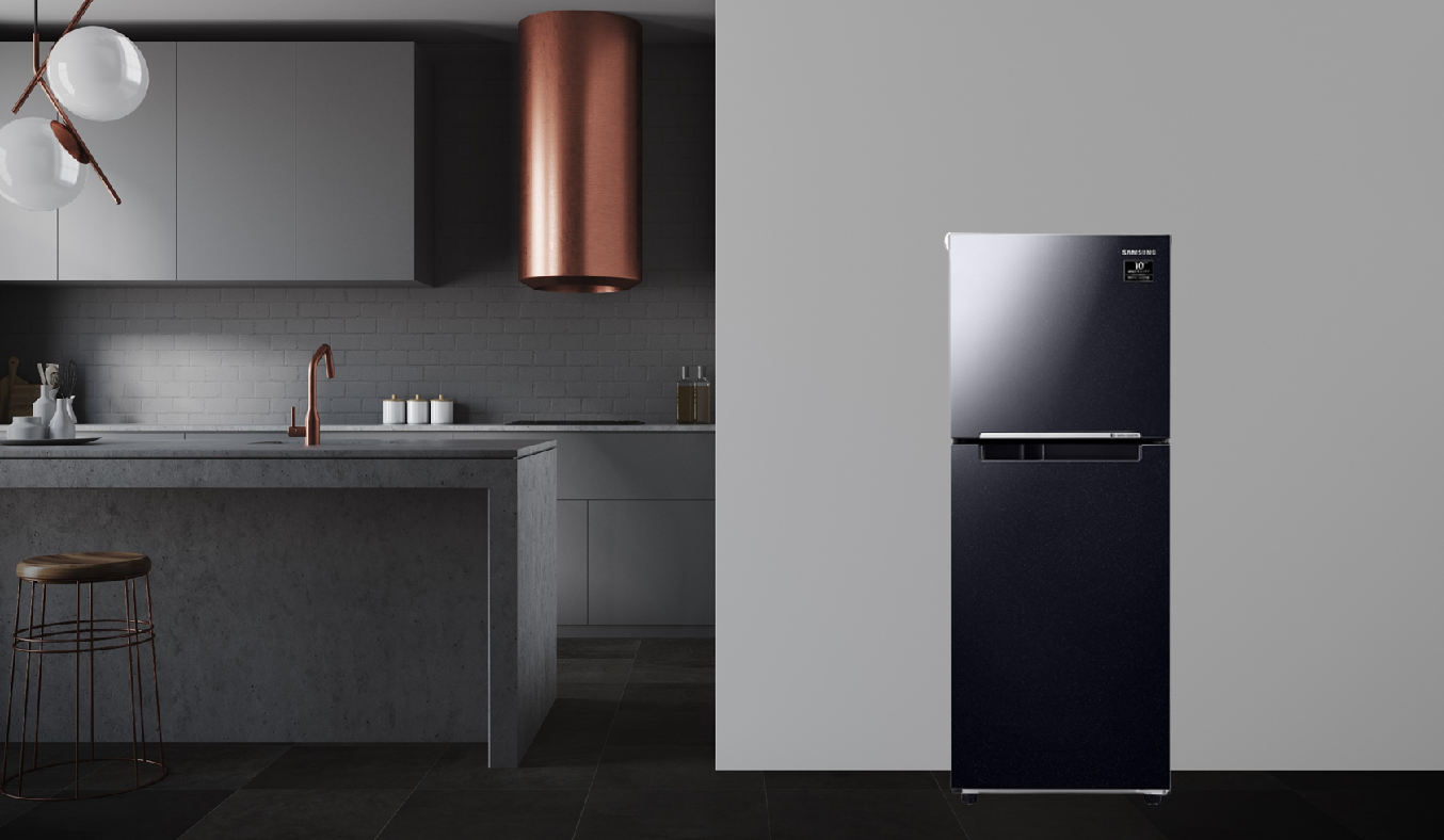 Tủ lạnh Samsung Inverter 208 lít RT20HAR8DBU - Thiết kế sang trọng, tối giản