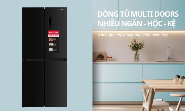 Tủ lạnh Sharp Inverter 362 lít SJ-FX420V-DS