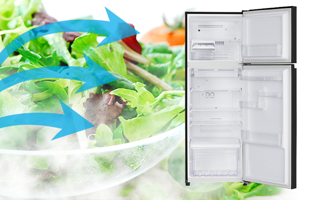Tủ lạnh Toshiba Inverter 330 lít GR-AG39VUBZ (XK1) - Làm lạnh hiệu quả với luồng khí lạnh vòng cung