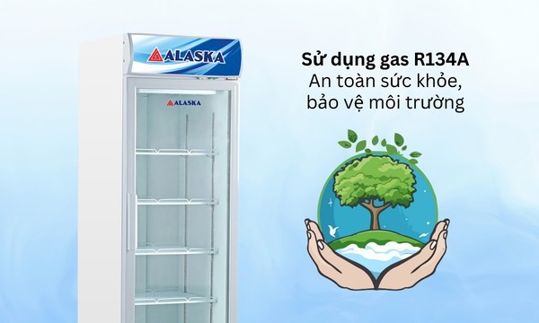 Tủ mát Alaska 385 lít LC-385 tiết kiệm điện