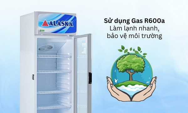 Tủ mát Alaska 300 lít LC-555H tiết kiệm điện