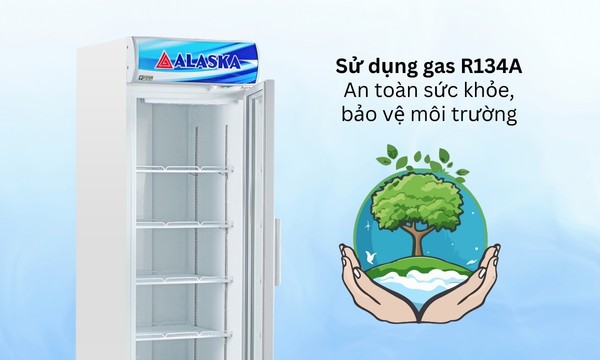 Tủ mát Alaska 385 lít LCI-385 tiết kiệm điện