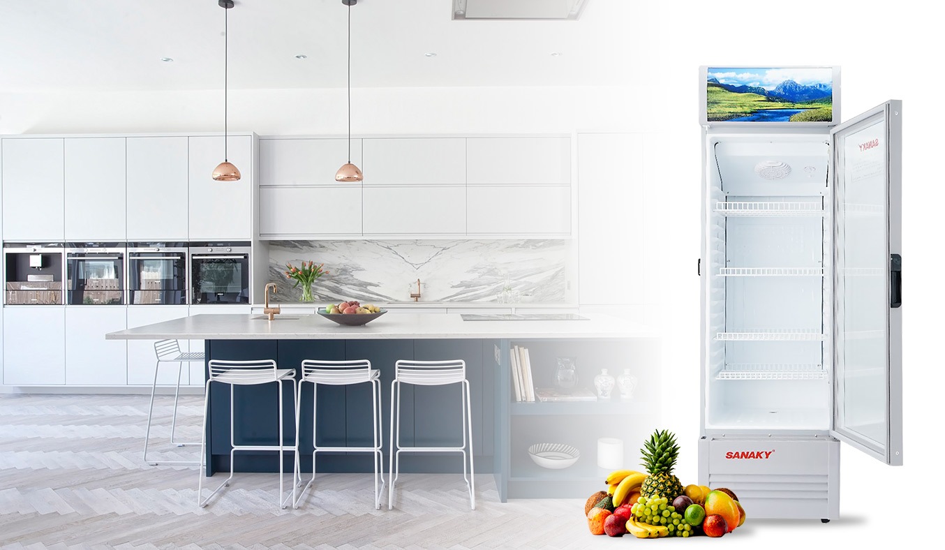 Tủ Mát Sanaky 340 Lít VH-408K Chính Hãng | Nguyễn Kim