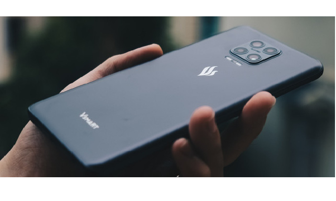 Điện thoại Vsmart Aris 8GB/128GB Xám Nhật Thực - Dung lượng pin 4000 mAh