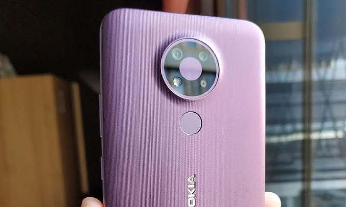Điện thoại Nokia 3.4 4GB/64GB Tím - Kiểu dáng nhỏ gọn, màu sắc sống động, đậm chất riêng