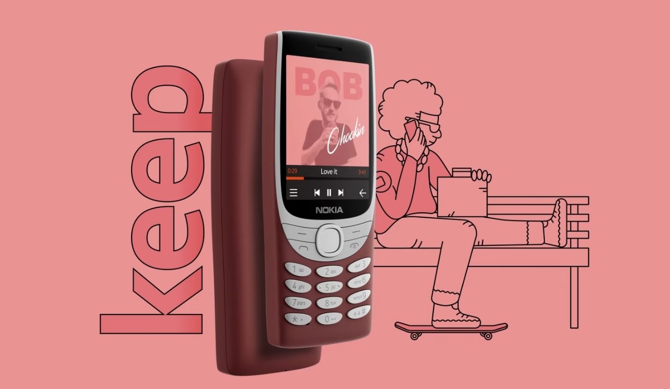 Điện thoại Nokia 8210 4G màu sắc đẹp mắt