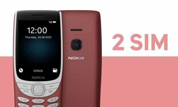 Điện thoại Nokia 8210 4G có 2 khe nano sim
