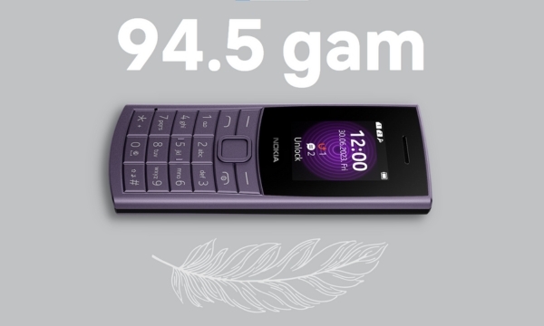 Điện thoại Nokia 110 4G Pro trọng lượng nhẹ