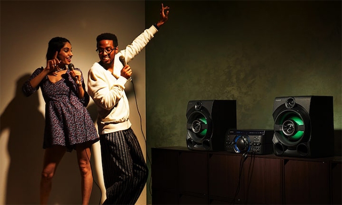 Dàn âm thanh Sony MHC-M60D karaoke thỏa thích