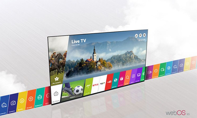 Smart tivi LG 49 inch 49LJ550T thanh mảnh