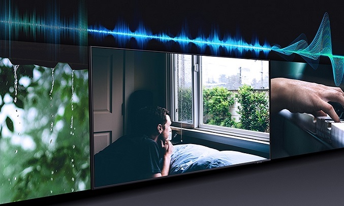 Smart Tivi QLED Samsung 4K 55 inch QA55Q60AAKXXV -  Công nghệ Adaptive Sound