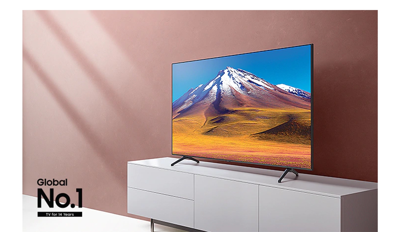 Smart Tivi Crystal 4K Samsung 43 inch UA43TU6900KXXV độ phân giải cao