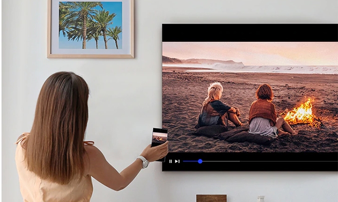 Smart Tivi Crystal 4K Samsung 43 inch UA43TU6900KXXV gửi tín hiệu đơn giản