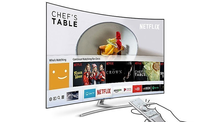 Tivi QLED Samsung QA65Q8CAMKXXV có remote