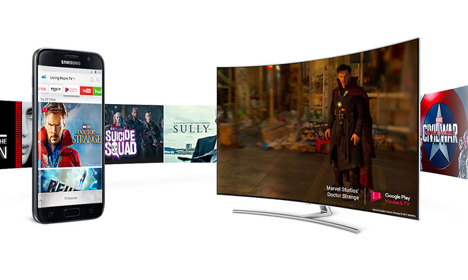 Tivi QLED Samsung QA75Q7FAMKXXV treo tường tiện lợi