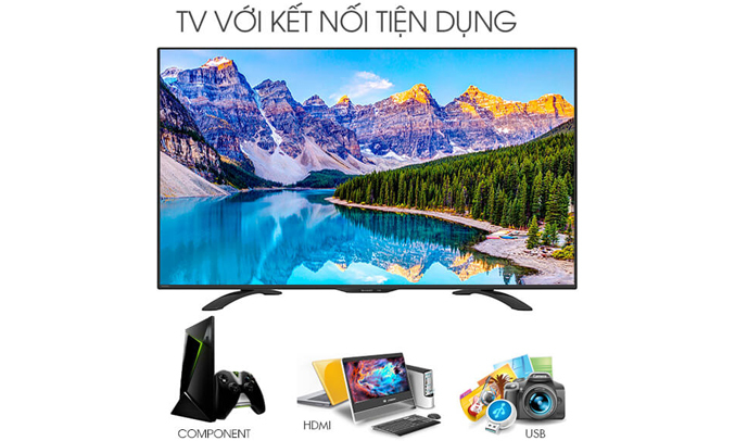 Tivi LED Sharp 32 inch LC-32LE280X kết nối đa dạng