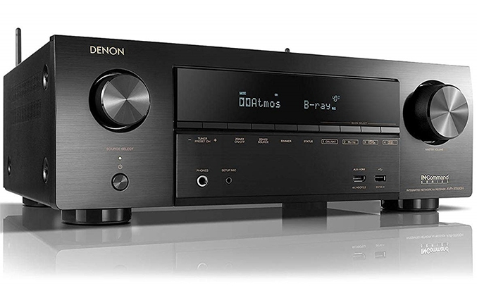 Amply Denon AVR-X1500HBKE2 có kiểu dáng nhỏ gọn