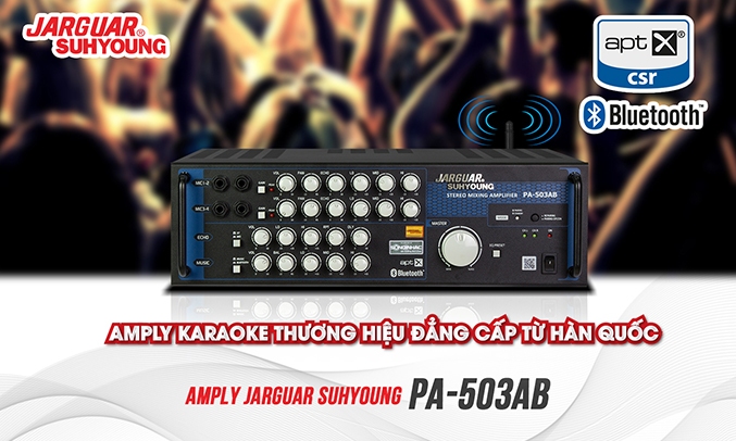 Amply Jarguar Suhyoung PA-503AB thiết kế tinh tế