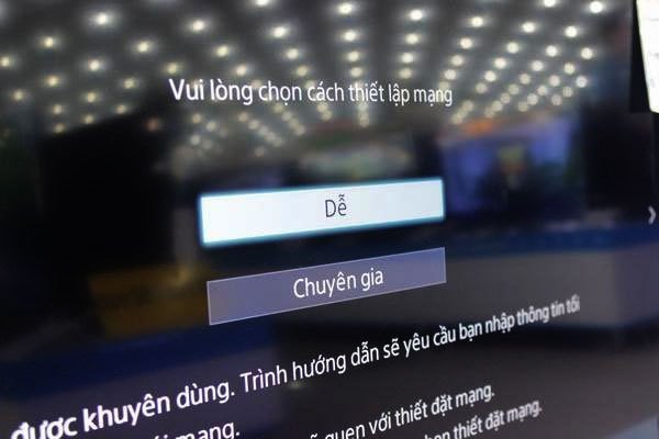 Chọn thiết lập Dễ trên tivi Sony
