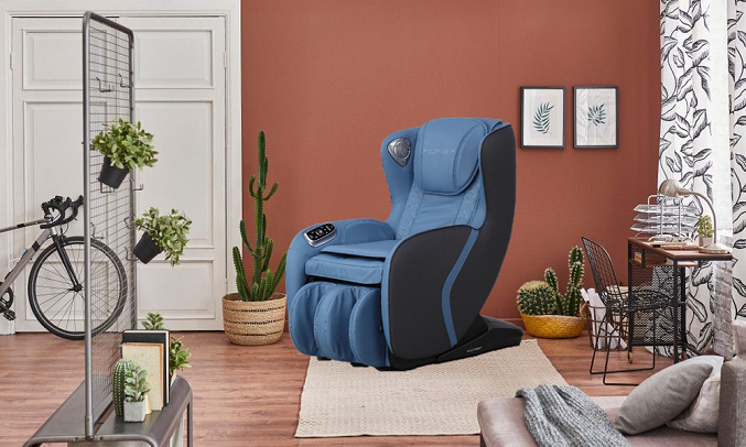 Ghế massage Poongsan MCP-129BL Xanh - Hệ thống âm thanh 3D