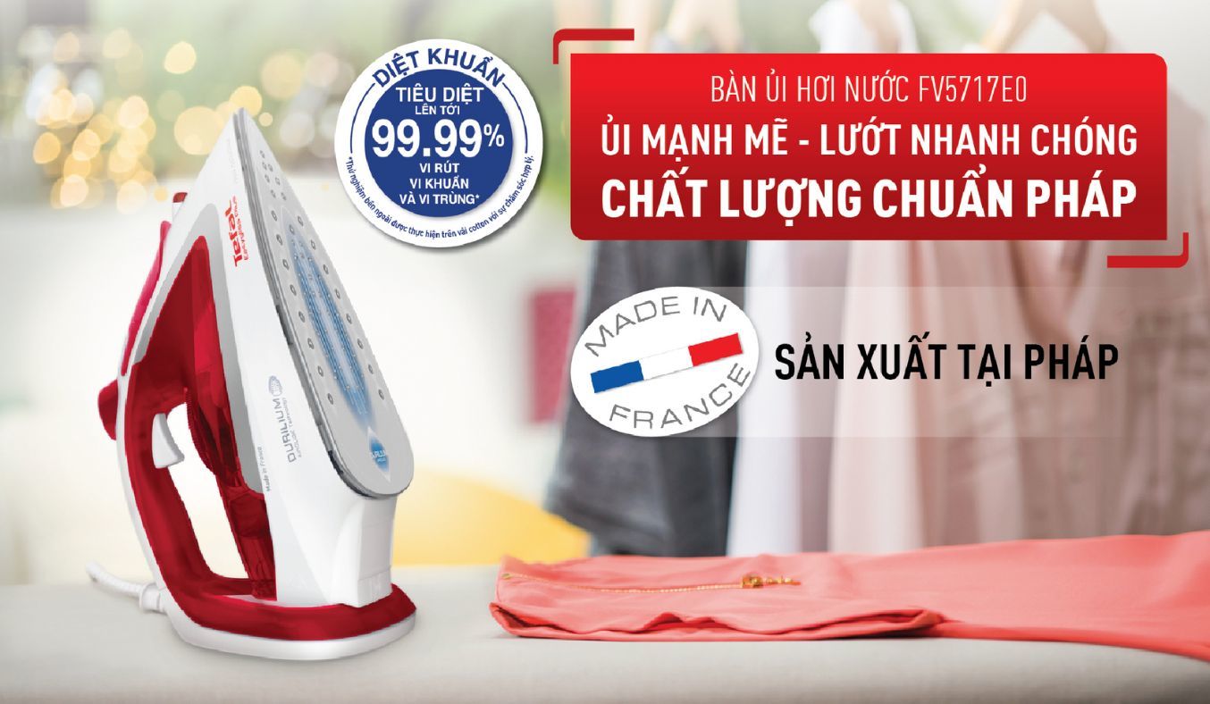 Bàn ủi hơi nước Tefal FV5717E0